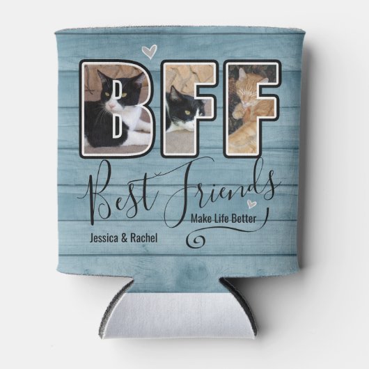 最高のカスタム友達が人生をより良い写真に 缶クーラー (正面)