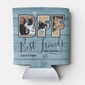 最高のカスタム友達が人生をより良い写真に 缶クーラー (裏面)