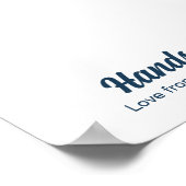 最高のカスタム手印刷アートテンプレート ポスター (角)