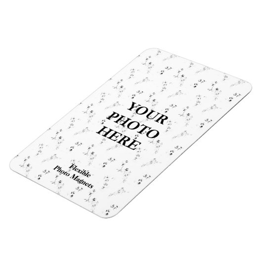 最高のカスタム文字ログ柔軟なフォトマグネット マグネット (左側)