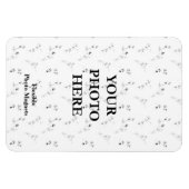 最高のカスタム文字ログ柔軟なフォトマグネット マグネット (横)