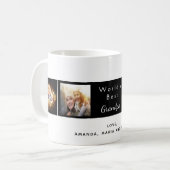 最高のカスタム白黒 コーヒーマグカップ (正面左)