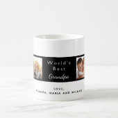 最高のカスタム白黒 コーヒーマグカップ (中央)