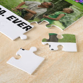 最高のカスタム祖父の写真コラージュ ジグソーパズル (側面)