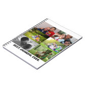 最高のカスタム祖父の写真コラージュ ノートブック (左側)