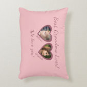 最高のカスタム2写真テンプレート アクセントクッション (正面(垂直))