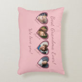 最高のカスタム4写真テンプレート アクセントクッション (正面(垂直))