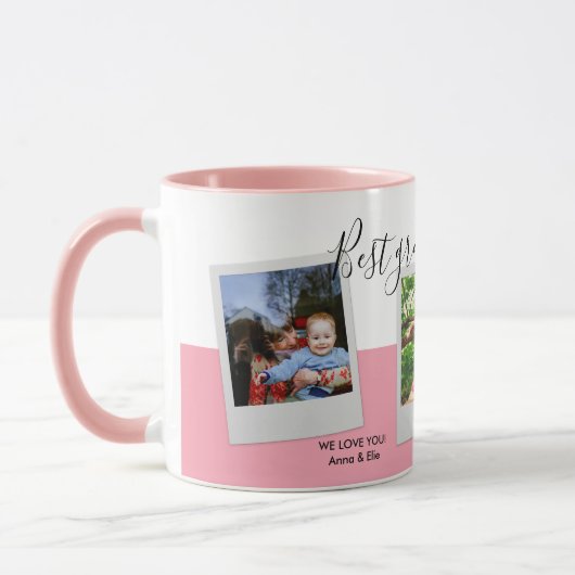最高のカスタムGRANDA EVER GIFTパーソナライズされた写真 マグカップ (左)