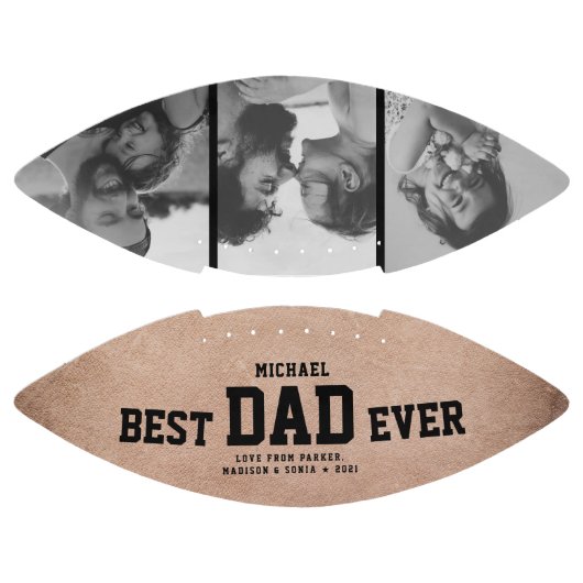 最高のカッコいいパパモダンヴィンテージ素朴 アメリカンフットボール (パネル)