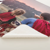 最高のカッコいいパパ名前をカスタムする写真の父の日 シェルパブランケット (3/4)