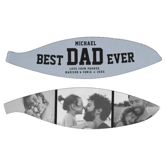 最高のカッコいいパパEVERフォトコラージユニークュ バスケットボール (パネル)