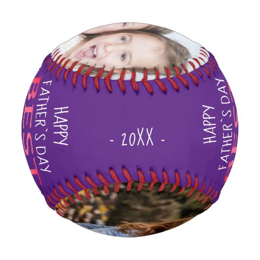 最高のカラフルタイポグラフィ2フォトコラージュ 野球ボール (裏面)