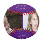 最高のカラフルタイポグラフィ2フォトコラージュ 野球ボール (正面)