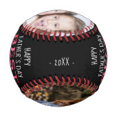 最高のカラフルタイポグラフィ2フォトコラージュ 野球ボール (裏面)