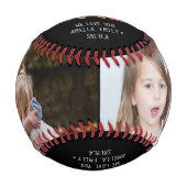 最高のカラフルタイポグラフィ2フォトコラージュ 野球ボール (正面)