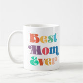 最高のカラフル母の日 コーヒーマグカップ (左)