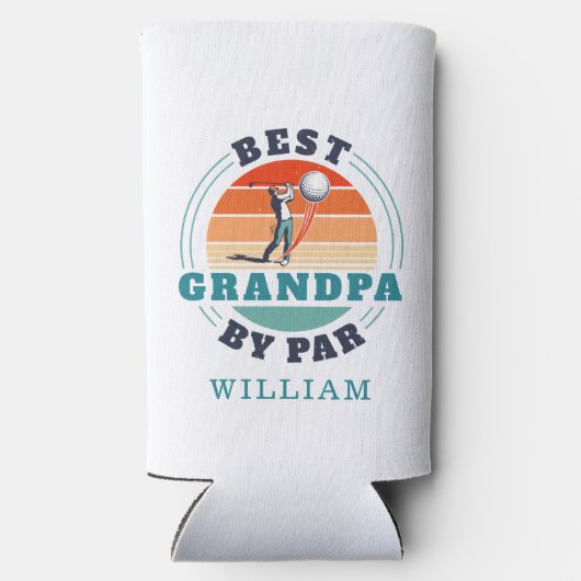 最高のガルパバイパーレトロゴパーソナライズされたリン スリム缶クーラー (裏面)