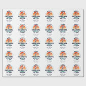 最高のガルパ退職したゴルフパパレトロカスタム ラッピングペーパー (フラット)