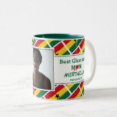 最高のガーナパーソナライズされた写真 ツートーンマグカップ (正面右)