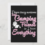 最高のキャンプ仲間がいるから、キャンプTシャツを全て持っている (正面)