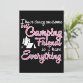 最高のキャンプ仲間がいるから、キャンプTシャツを全て持っている (スタンド正面)