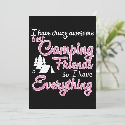 最高のキャンプ仲間がいるから、キャンプTシャツを全て持っている (スタンド正面)