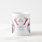 最高のギィ！家族写真ハミングバードコーヒー コーヒーマグカップ (中央)