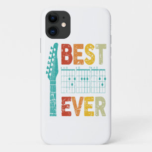 最高のギターパパだってコード最強のパパギターTシャツ iPhone 11 ケース