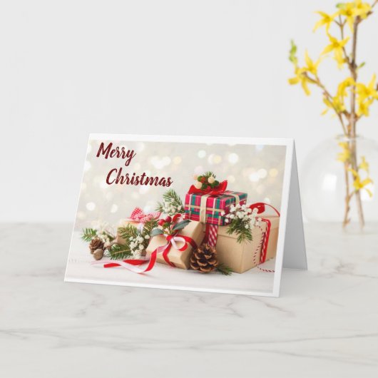 *最高のギフトは私の人生であなたを持っている*クリスマス カード (黄色い花)