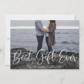 最高のギフトエバーベビー妊娠休暇の写真 シーズンカード (正面)