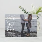 最高のギフトエバーベビー妊娠休暇の写真 シーズンカード (スタンド正面)