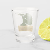 最高のギフトパーソナライズされたで ショットグラス (裏面)
