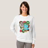 最高のギフト!クリスマスドーナツ Tシャツ (正面フル)