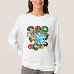 最高のギフト!クリスマスドーナツ Tシャツ