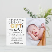 最高のギフト！ |クリスマス誕生発表 シーズンカード (スタンド正面)