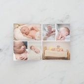 最高のギフト！ | 6フォトクリスマス誕生 シーズンカード (内部)