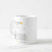 最高のクイーニー検索結果フォトギフト コーヒーマグカップ (正面左)