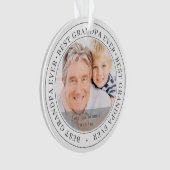 最高のクラシックGrandpa Everのモダン写真 オーナメント (正面)