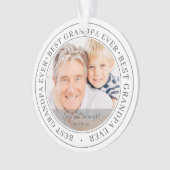 最高のクラシックGrandpa Everのモダン写真 オーナメント (正面)