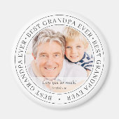 最高のクラシックGrandpa Everのモダン写真 マグネット (正面)