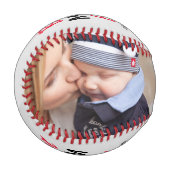 最高のクラシックMom Ever 2 Photo Gift Basball 野球ボール (正面左)