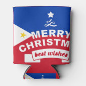 最高のクリスマスと新年の祝賀会 缶クーラー (正面)