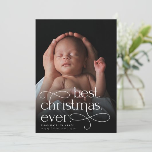 最高のクリスマスの生誕発表 案内状 (スタンド正面)