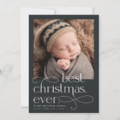 最高のクリスマスの生誕発表 案内状 (正面)