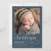 最高のクリスマスの生誕発表 案内状 (正面)