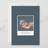 最高のクリスマスの生誕発表 案内状 (裏面)