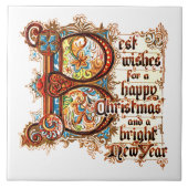 最高のクリスマスの願い タイル (正面)