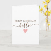 最高のクリスマスをベストフレンドへ カード (黄色い花)