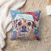 最高のクリスマスドギー！ クッション (ブランケット)