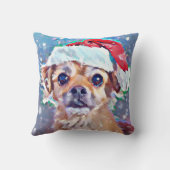 最高のクリスマスドギー！ クッション (裏面)